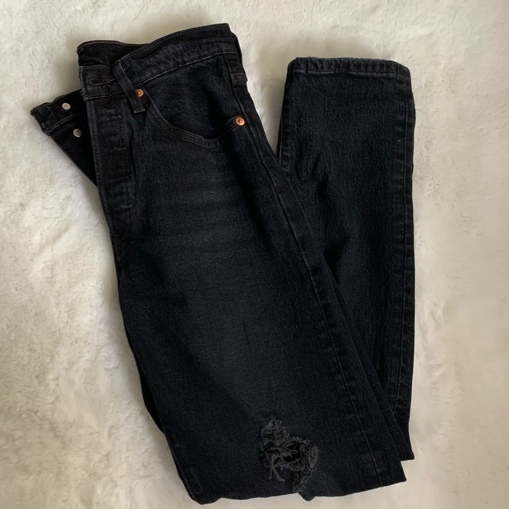 Black Levi 501's Jeans